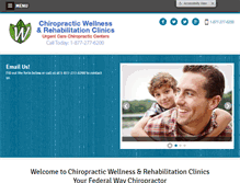Tablet Screenshot of cwrclinics.com